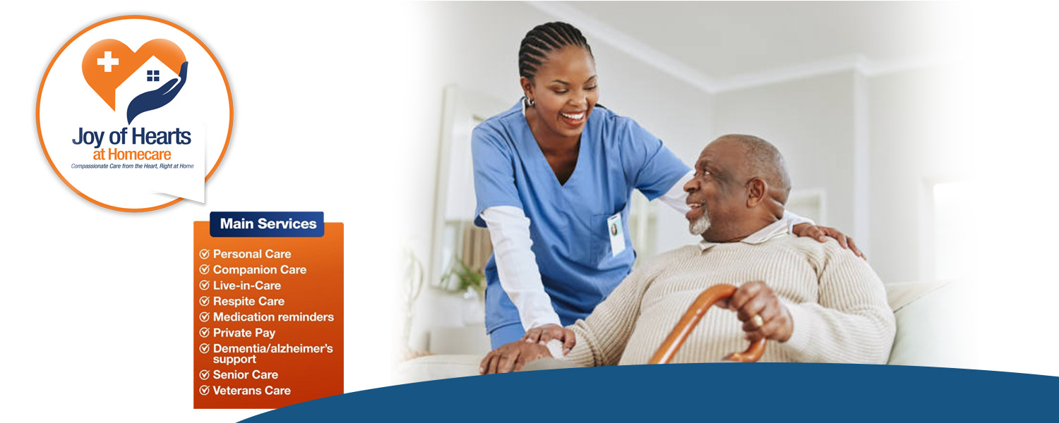 Compassionate in-home care — Joy of Hearts at Homecare